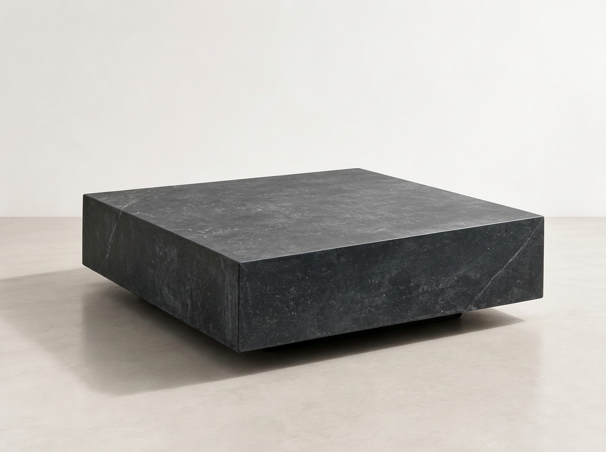 Monolith table in soapstone